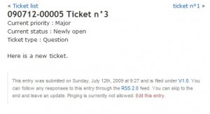 sample ticket
